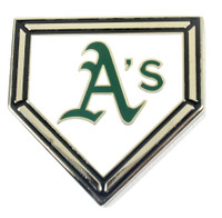 Oakland A's Home Plate Pin