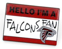 Atlanta Falcons Name Tag Pin