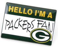 Green Bay Packers Name Tag Pin