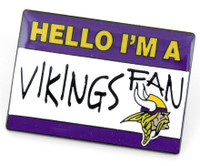 Minnesota Vikings Name Tag Pin