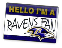 Baltimore Ravens Name Tag Pin