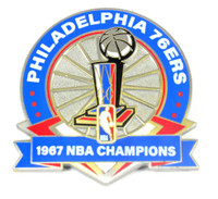 Philadelphia 76ers 1967 NBA Champions Pin - Limited 1,000