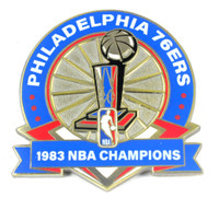 Philadelphia 76ers 1983 NBA Champions Pin - Limited 1,000