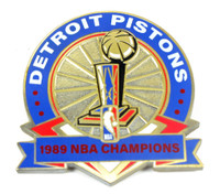 Detroit Pistons 1989 NBA Champions Pin - Limited 1,000