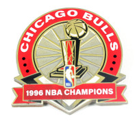 Chicago Bulls 1996 NBA Champions Pin - Limited 1,000