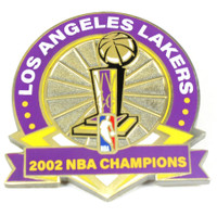 Los Angeles Lakers 2002 NBA Champions Pin - Limited 1,000