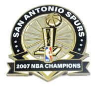 San Antonio Spurs 2007 NBA Champions Pin - Limited 1,000