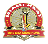 Miami Heat 2012 NBA Champions Pin - Limited 1,000