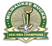 Milwaukee Bucks 2021 NBA Champions Pin - Limited 1,000