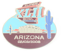 Super Bowl XLII (42) Logo Pin w/ Date