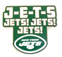 New York Jets Slogan Pin