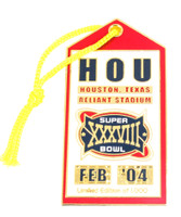 Super Bowl XXXVIII (38) Ticket Pin