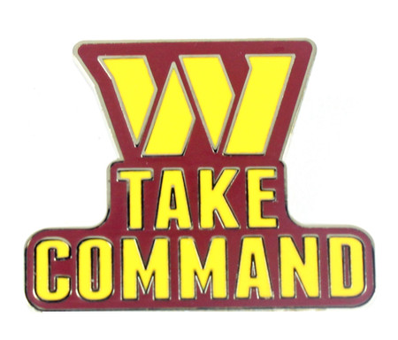 Washington Commanders Name Tag Pin