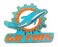 Miami Dolphins Slogan Pin