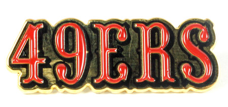 SAN FRANCISCO 49ERS - 5 NFL FOOTBALL LETTER LOGO PATCH