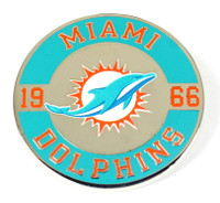 Miami Dolphins Established 1966 Pin