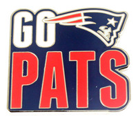 New England Patriots Slogan Pin