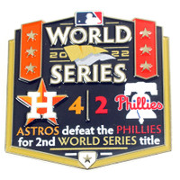 2022 World Series Commemorative Pin - Astros vs. Phillies (Limited 1,000)