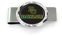 Baylor Diamond Cut Money Clip