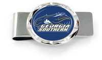 Georgia Southern Diamond Cut Money Clip