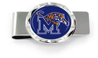 Memphis Tigers Diamond Cut Money Clip