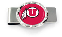 University of Utah Diamond Cut Money Clip