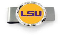 LSU Diamond Cut Money Clip