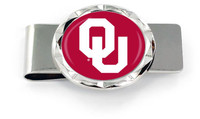 Oklahoma Diamond Cut Money Clip