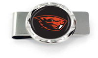 Oregon State Diamond Cut Money Clip