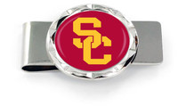 USC Diamond Cut Money Clip