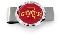 Iowa State Diamond Cut Money Clip