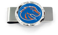 Boise State Diamond Cut Money Clip