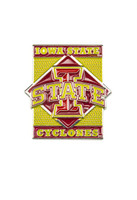 Iowa State Diamond Pin