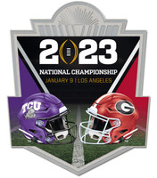 2023 BCS College Football National Championship Pin - TCU vs. Georgia