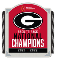 Georgia Bulldogs 2022-2021 Back To Back BCS National Champs Pin