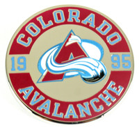 Colorado Avalanche Established 1995 Pin