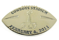 Super Bowl XLV (45) Game Ball Pin - Dallas Stadium