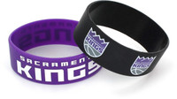 Sacramento Kings Wide Wristbands (2 Pack)