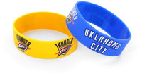 Oklahoma City Thunder Wide Wristbands (2 Pack)