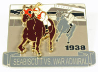 Seabiscuit vs. War Admiral Match Race Double Pin - #1 of 5,000!!!