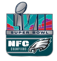 Philadelphia Eagles 2022 NFC Champs Pin - Super Bowl 57