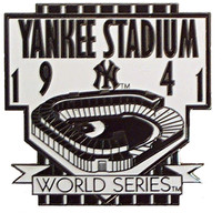 New York Yankeess Stadium 1941 World Series Pin