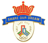 Salt Lake City 2002 "Share The Dream" Pin