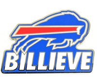 Buffalo Bills Slogan Pin.