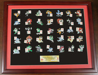 Beijing 2008 Olympics Mascots Events Framed Pin Set - (#22 of 2,008)