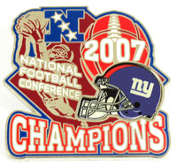 New York Giants 2007 NFC Champs Pin