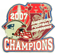 New England Patriots 2007 AFC Champs Pin