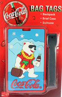 Coca Cola Polar Bear Luggage Tag