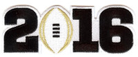 2016 College Football Playoff National Championship Patch - 4.5"