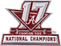 Alabama Crimson Tide 2017 College Football National Champs Patch - 4.5"